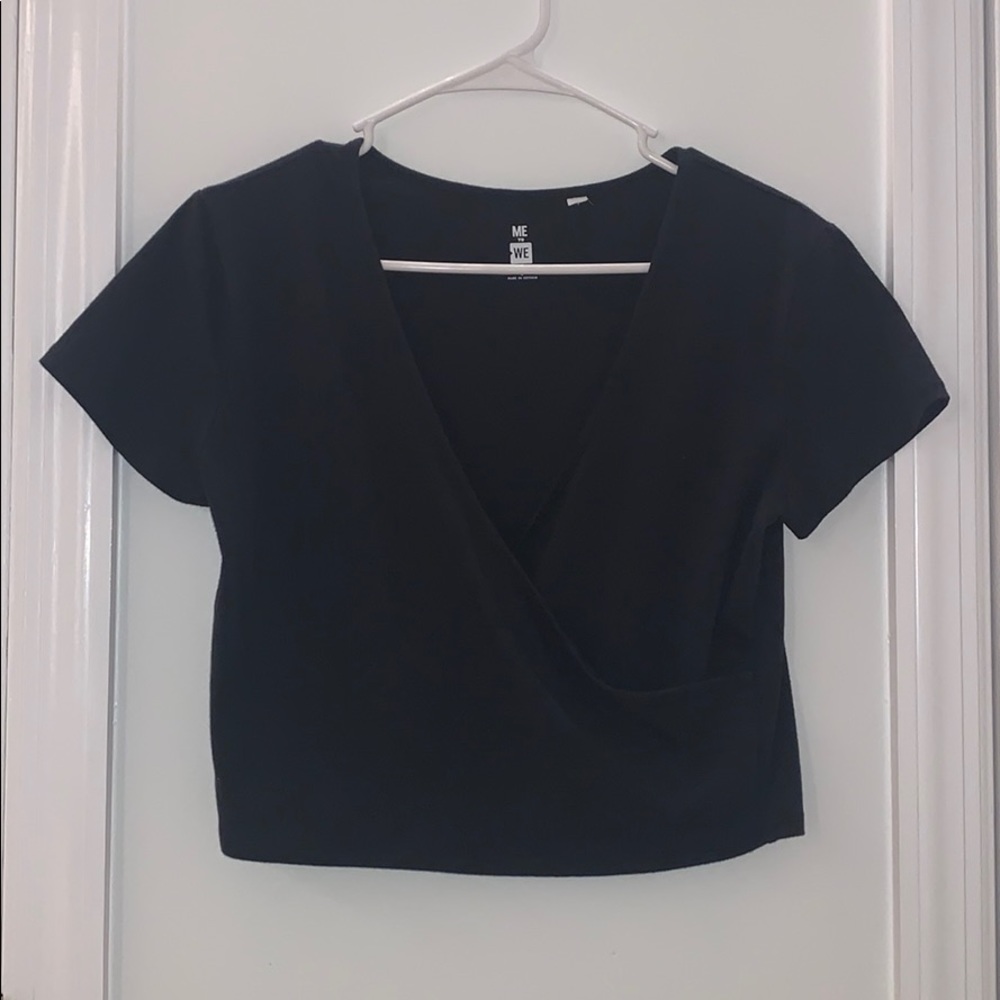 Me to We (Pacsun) Black Cross Shirt (NEVER WORN)